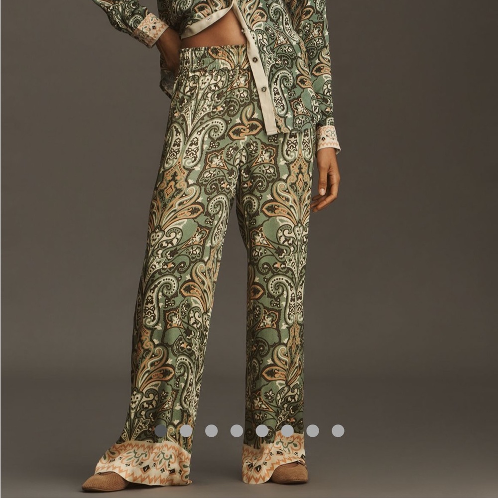 Conditions Apply Imara Satin Wide-
Leg Pants